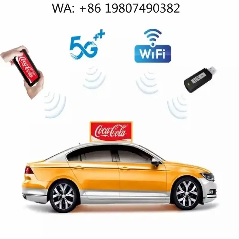 P2.5 Waterproof i Top LED Display 4G WiFi Control Mobile Car Roof Advertising Screen
P2.5 Waterproof i Top LED Display 4G WiFi Control Mobile Car Roof Advertising Screen