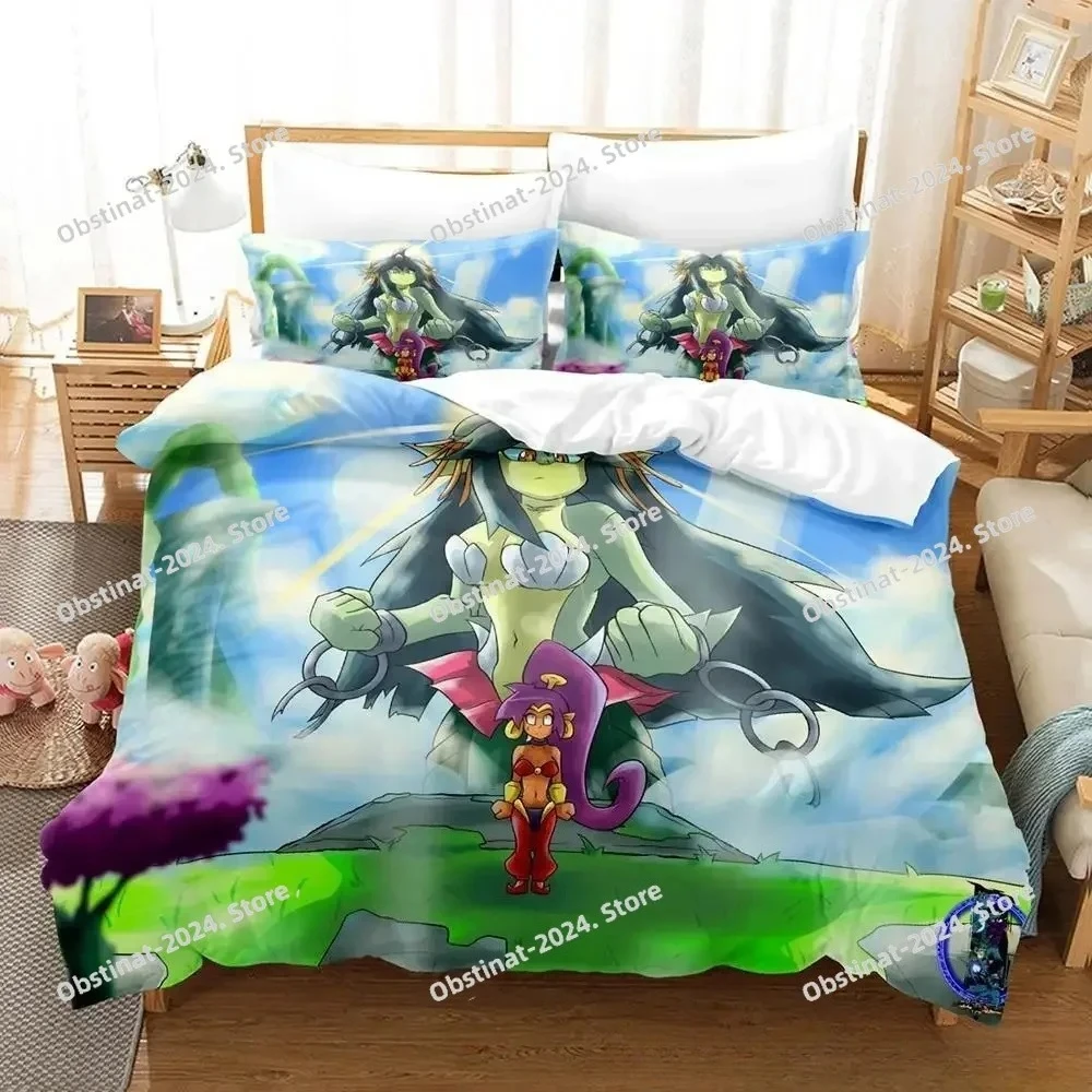 New Shantae Half-Genie Hero Bedding Set Printed Duvet Cover Sheet Pillowcase Soft Quilt Cover Full Queen King Size 3D Anime Game
New Shantae Half-Genie Hero Bedding Set Printed Duvet Cover Sheet Pillowcase Soft Quilt Cover Full Queen King Size 3D Anime Game