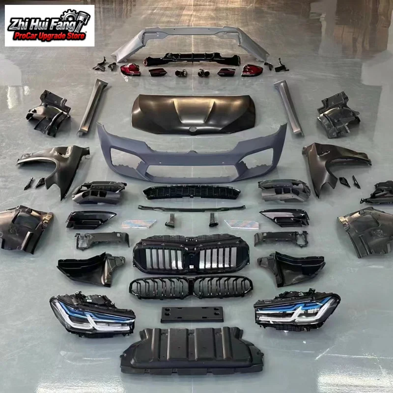 Suitable for 18-20 BMW 5 Series G30 G38 Old to New M5 Body Kit
Suitable for 18-20 BMW 5 Series G30 G38 Old to New M5 Body Kit