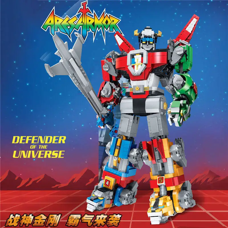 Mecha King building blocks large decorative piece, Beast King War God 2026 popular style multi-color assembly boy birthday gift
Mecha King building blocks large decorative piece, Beast King War God 2026 popular style multi-color assembly boy birthday gift