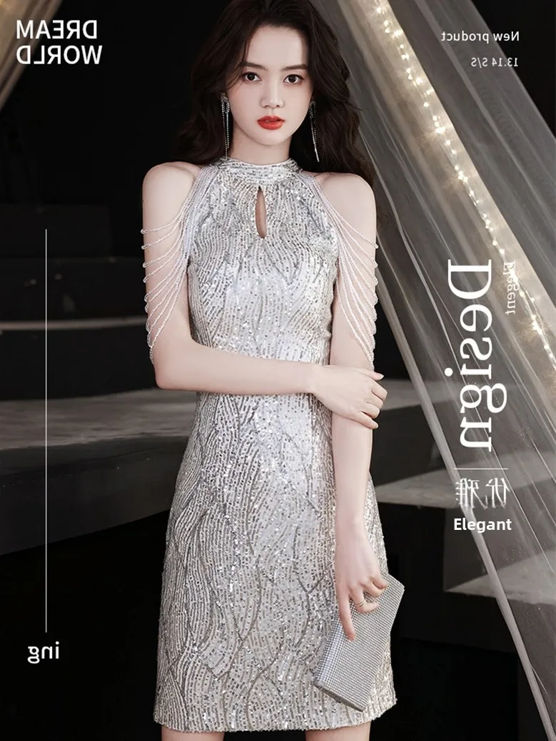 Элегантное вечернее платье для женщин: на день рождения, бал, свадьбу, свидание, корпоративный ужин, сексуальное, изящное, короткое, с юбкой.
Элегантное вечернее платье для женщин: на день рождения, бал, свадьбу, свидание, корпоративный ужин, сексуальное, изящное, короткое, с юбкой.