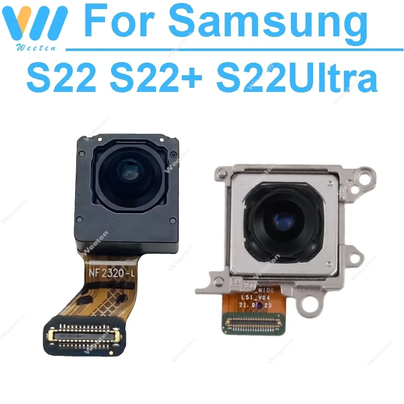 Крупная задняя камера и маленькая фронтальная камера для Samsung Galaxy S22, S22+, S22 Ultra, S901, S906, S908 — запчасти для замены и ремонта камеры телефона
Крупная задняя камера и маленькая фронтальная камера для Samsung Galaxy S22, S22+, S22 Ultra, S901, S906, S908 — запчасти для замены и ремонта камеры телефона