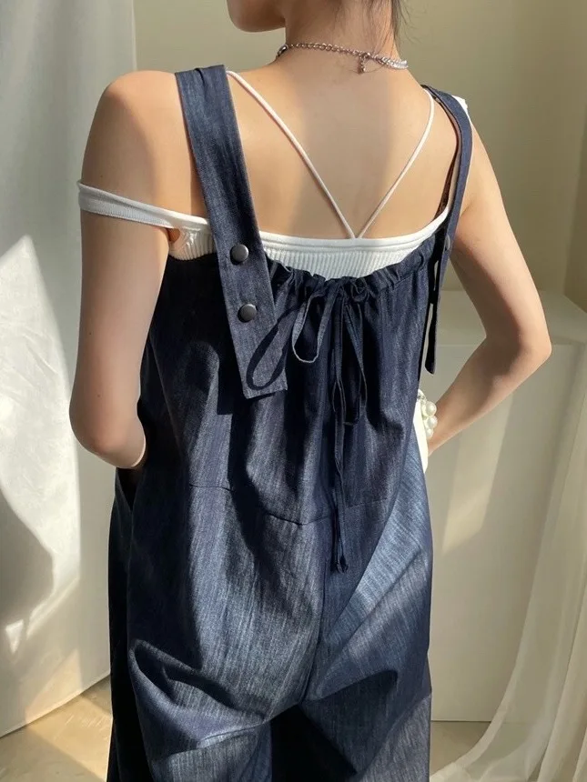 Chic Summer Casual Wide Leg Jumpsuit Long Pants Ba Tie Pleated Versatile All Match Commute Sle ket Detail Other Material
Chic Summer Casual Wide Leg Jumpsuit Long Pants Ba Tie Pleated Versatile All Match Commute Sle ket Detail Other Material