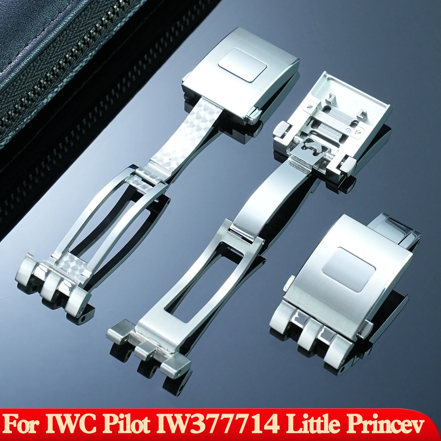 Replacement Fine Steel Strap Folding Clasp For IWC Pilot Mark Chronograph Little Prince IW377714 Steel Strap Clasp Steel 20/22mm
Replacement Fine Steel Strap Folding Clasp For IWC Pilot Mark Chronograph Little Prince IW377714 Steel Strap Clasp Steel 20/22mm