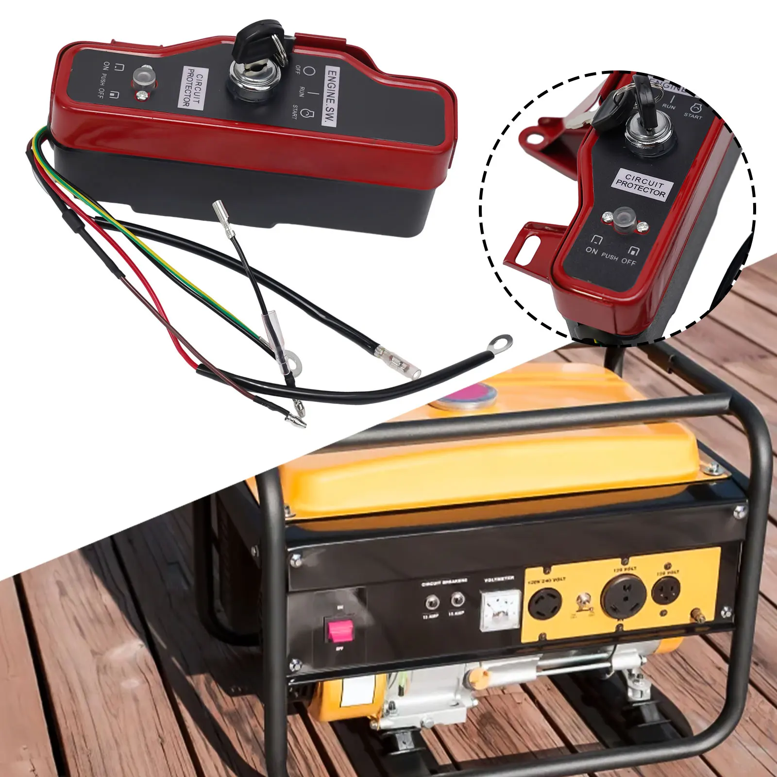 Ignition Switch Box With Two Keys Compatible With Various Engine Types Including The Reliable GX340/GX390 Series
Ignition Switch Box With Two Keys Compatible With Various Engine Types Including The Reliable GX340/GX390 Series