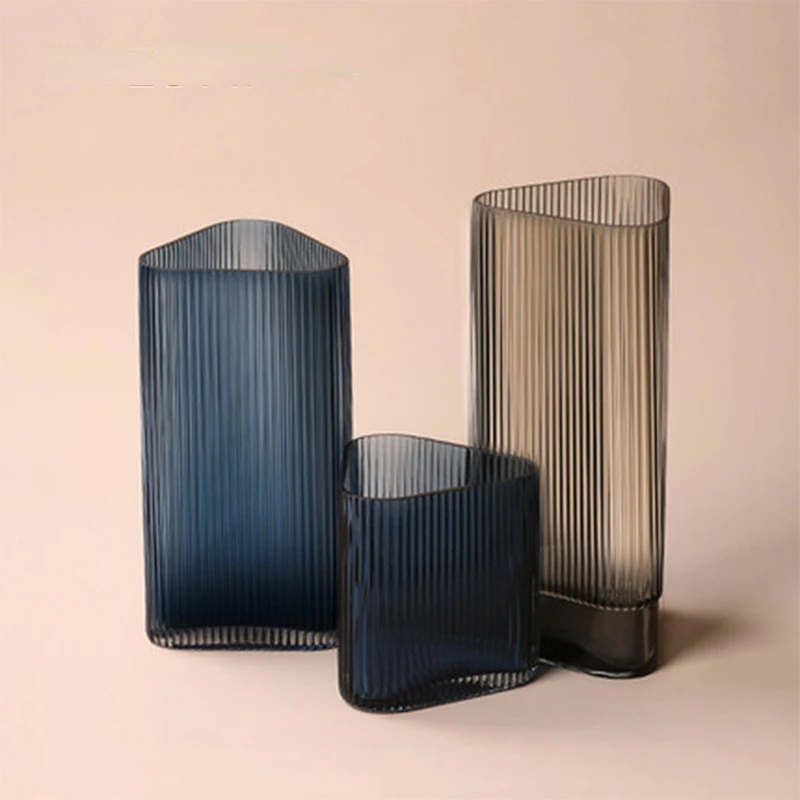 Home Furnishing Nordic Triangle Blue Straight Glass Vase Ornament Vertical Pattern Hydroponics Home Furnishing
Home Furnishing Nordic Triangle Blue Straight Glass Vase Ornament Vertical Pattern Hydroponics Home Furnishing