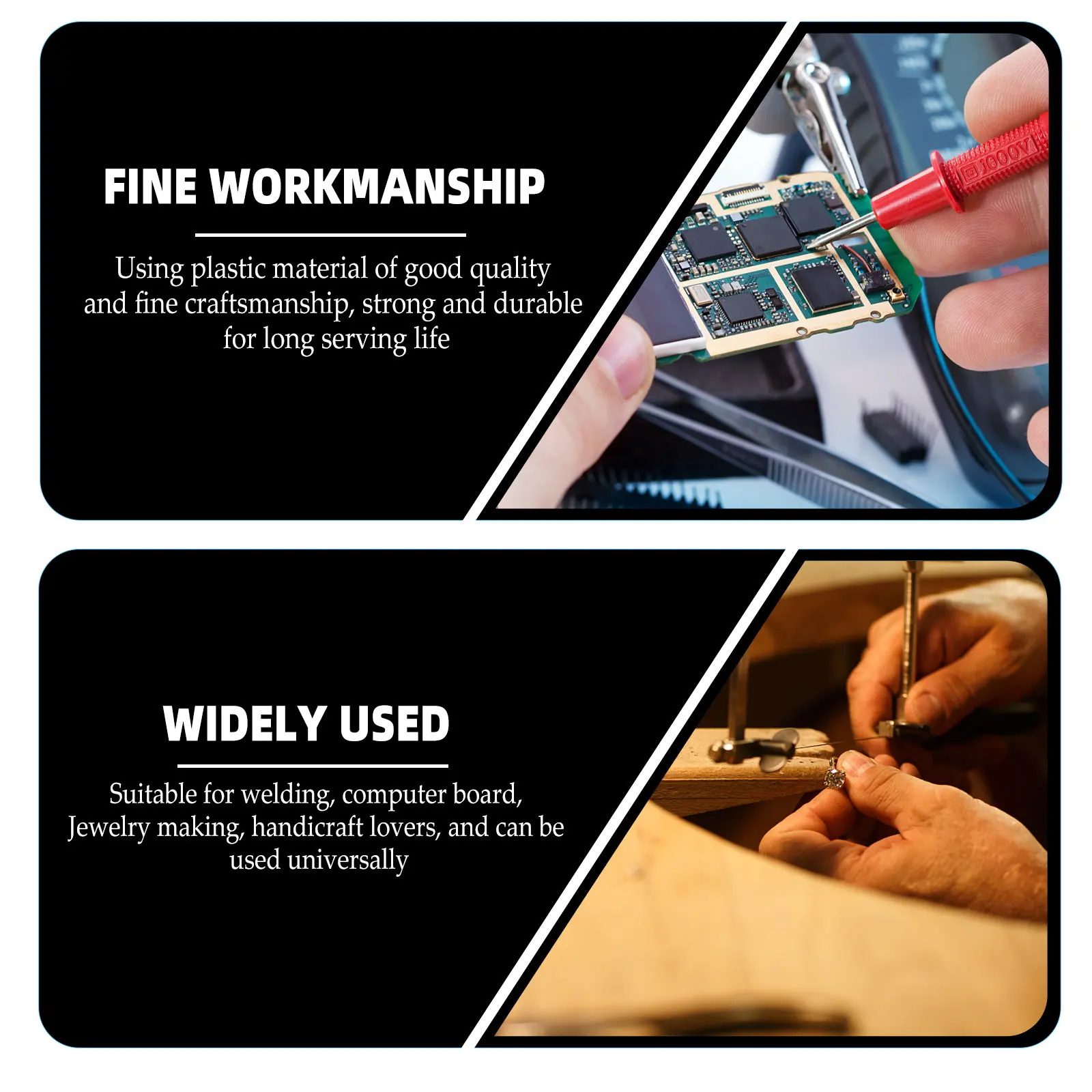 Набор для пайки: подставка-держатель с четырьмя гибкими кронштейнами, регулируемые зажимы-крокодилы, многофункциональный инструмент для сварки
Набор для пайки: подставка-держатель с четырьмя гибкими кронштейнами, регулируемые зажимы-крокодилы, многофункциональный инструмент для сварки