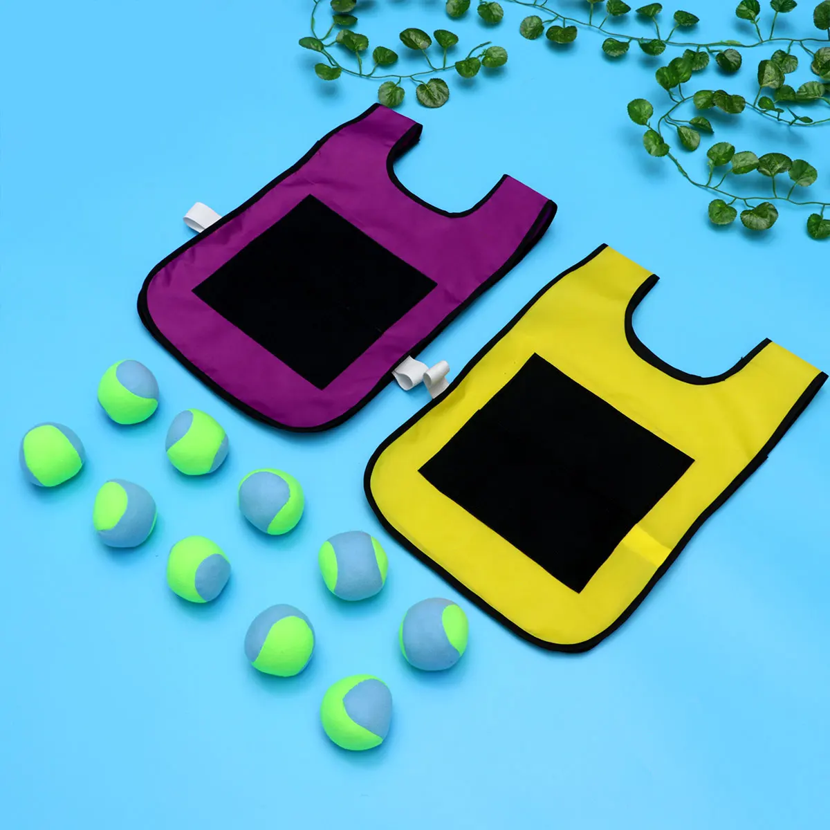 10 pcs Sticky Vest Set Premium Polyester Kids Outdoor Soft Balls Toddler Sticky Vest For Ball Game Develop Skills
10 pcs Sticky Vest Set Premium Polyester Kids Outdoor Soft Balls Toddler Sticky Vest For Ball Game Develop Skills