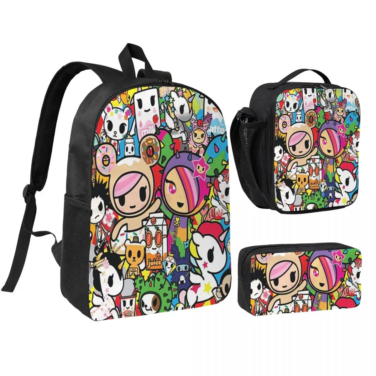Tokidoki Kawaii Donutella Sandy Unicorno Backpack BookBag School Bag Laptop Shoulder Bags 3ps Insulated Lunch Bag Pencil Case
Tokidoki Kawaii Donutella Sandy Unicorno Backpack BookBag School Bag Laptop Shoulder Bags 3ps Insulated Lunch Bag Pencil Case