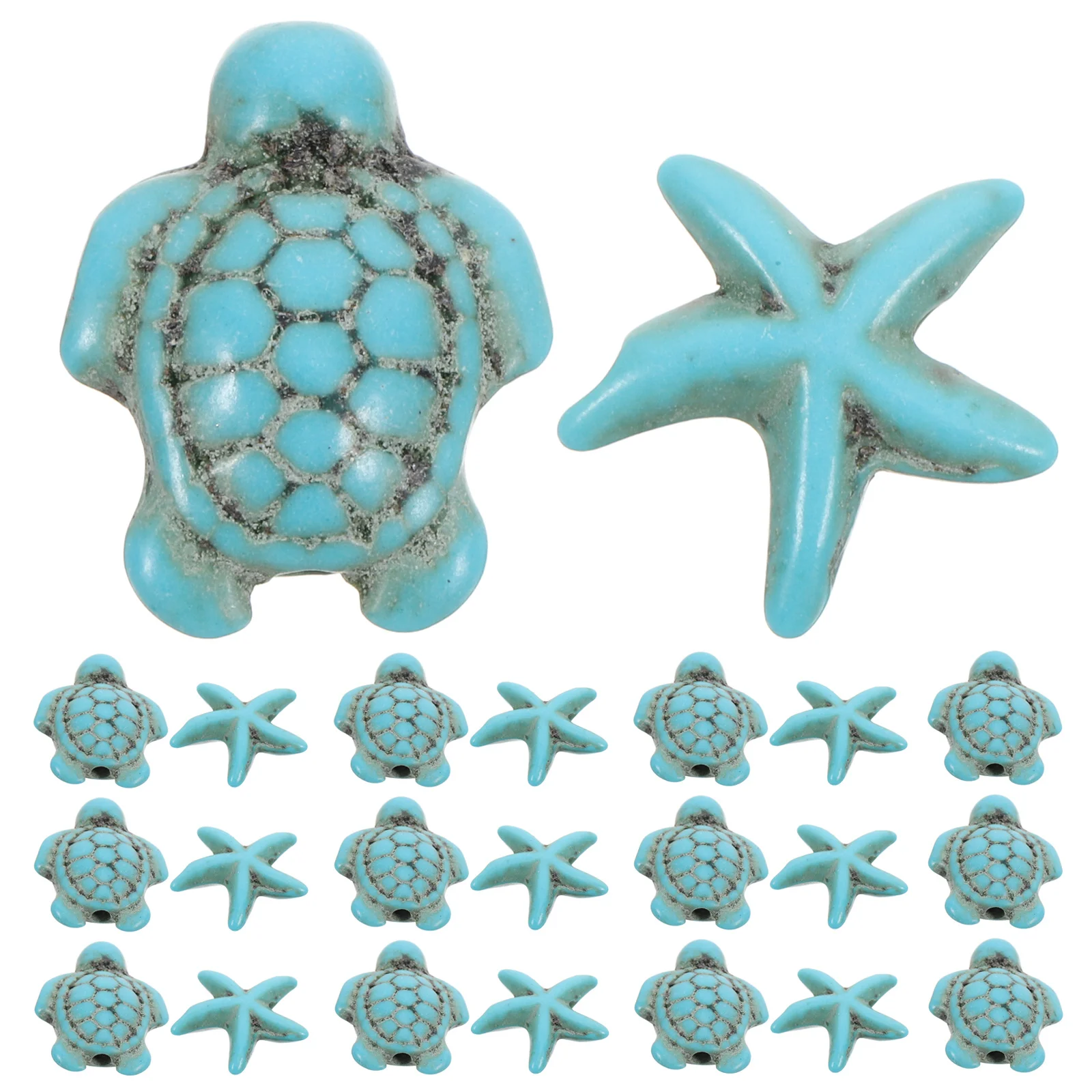 40Pcs Turquoise Turtle Beads Spacer Charms for DIY Jewelry Making Bracelets Anklets Necklaces Beach Theme Crafts Ocean
40Pcs Turquoise Turtle Beads Spacer Charms for DIY Jewelry Making Bracelets Anklets Necklaces Beach Theme Crafts Ocean