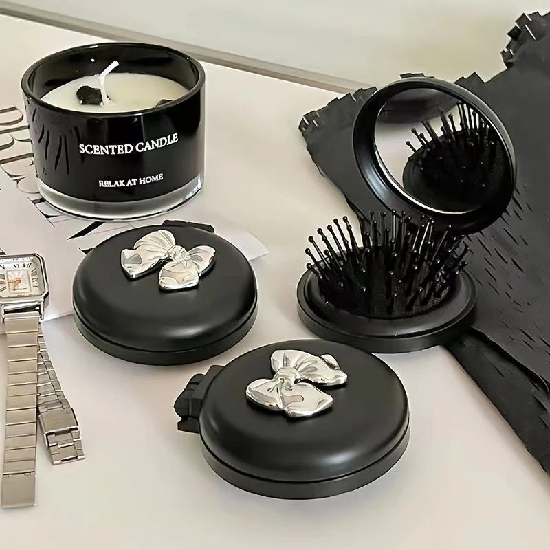 Cute Folding Massage Comb With Makeup Mirror Travel Portable Plastic Airbag Small Comb Hair Brush Bow Tie Air Cushion Comb
Cute Folding Massage Comb With Makeup Mirror Travel Portable Plastic Airbag Small Comb Hair Brush Bow Tie Air Cushion Comb