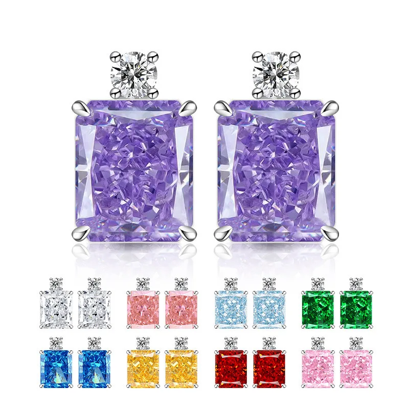 LAYA Colorful Ice Flower Cut High Carbon Diamond 925 Sterling Silver Light Luxury Perfume Bottle Ladies Elegant Stud Earrings
LAYA Colorful Ice Flower Cut High Carbon Diamond 925 Sterling Silver Light Luxury Perfume Bottle Ladies Elegant Stud Earrings