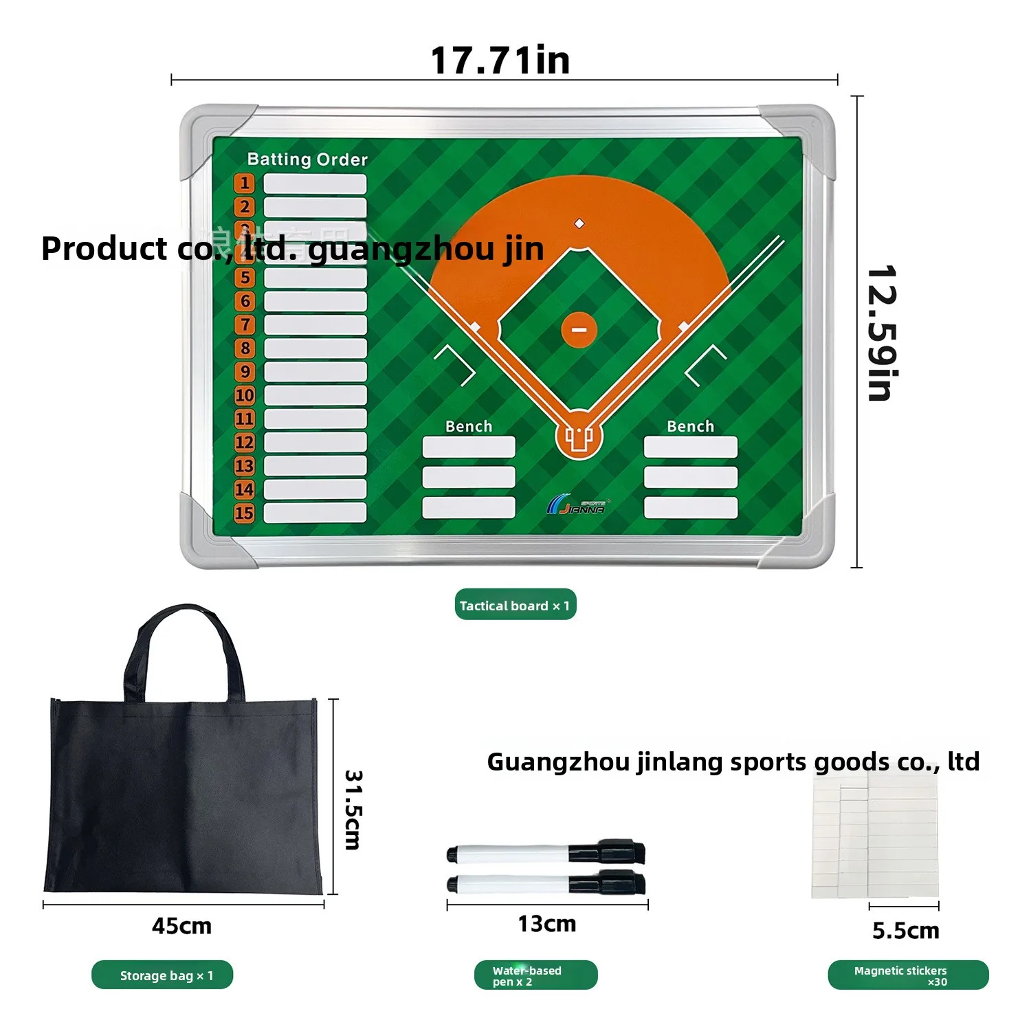 Handheld portable baseball tactics double-sided magnetic writable and erasable special board coach explanation and command tool
Handheld portable baseball tactics double-sided magnetic writable and erasable special board coach explanation and command tool