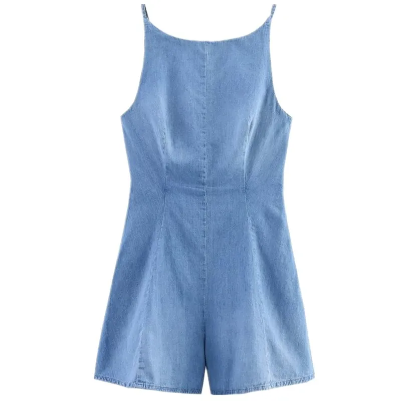 Summer 2025 New Women's Faionable Denim ter ort One-Piece Suit Versatile Commute Straight Leg mid Waist Polyester
Summer 2025 New Women's Faionable Denim ter ort One-Piece Suit Versatile Commute Straight Leg mid Waist Polyester