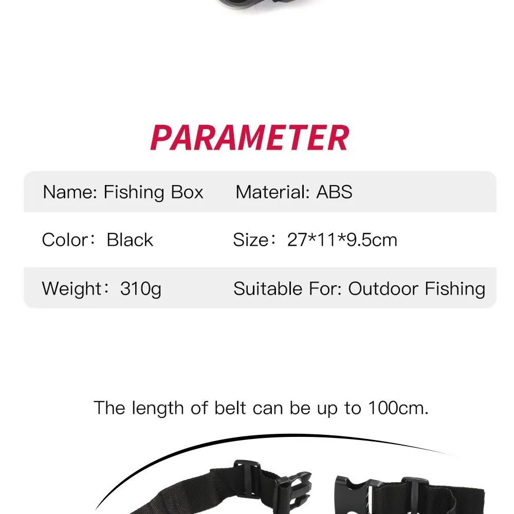 Portable Container Fishing Tackle Box Case Fishing Hooks Fishing Lure Holder Waist Belt Storage Box Fishing Gear Box
Portable Container Fishing Tackle Box Case Fishing Hooks Fishing Lure Holder Waist Belt Storage Box Fishing Gear Box