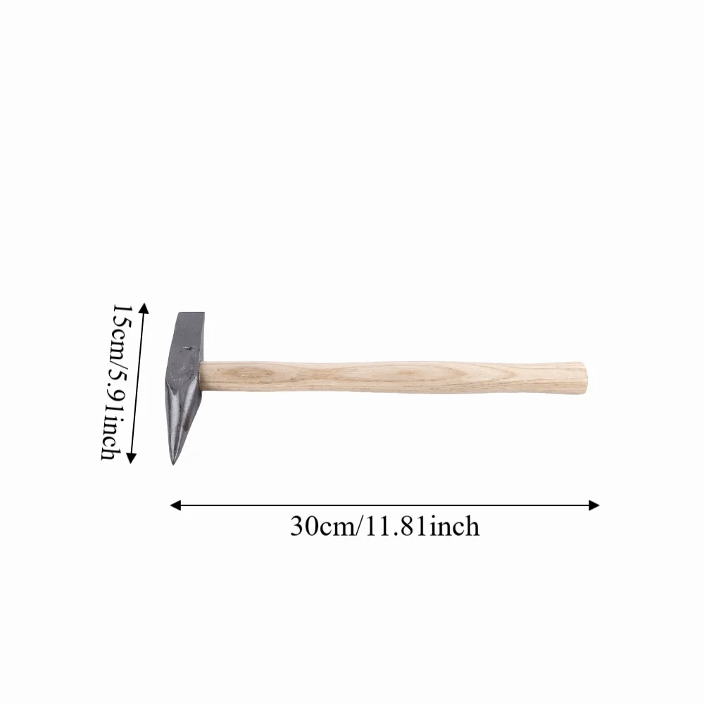 Wooden Handle Round Head Hammer Solid Structure Dual Head Welding Hammer Durable Anti Slip Grip Pointed Hammer Metal Craft
Wooden Handle Round Head Hammer Solid Structure Dual Head Welding Hammer Durable Anti Slip Grip Pointed Hammer Metal Craft
