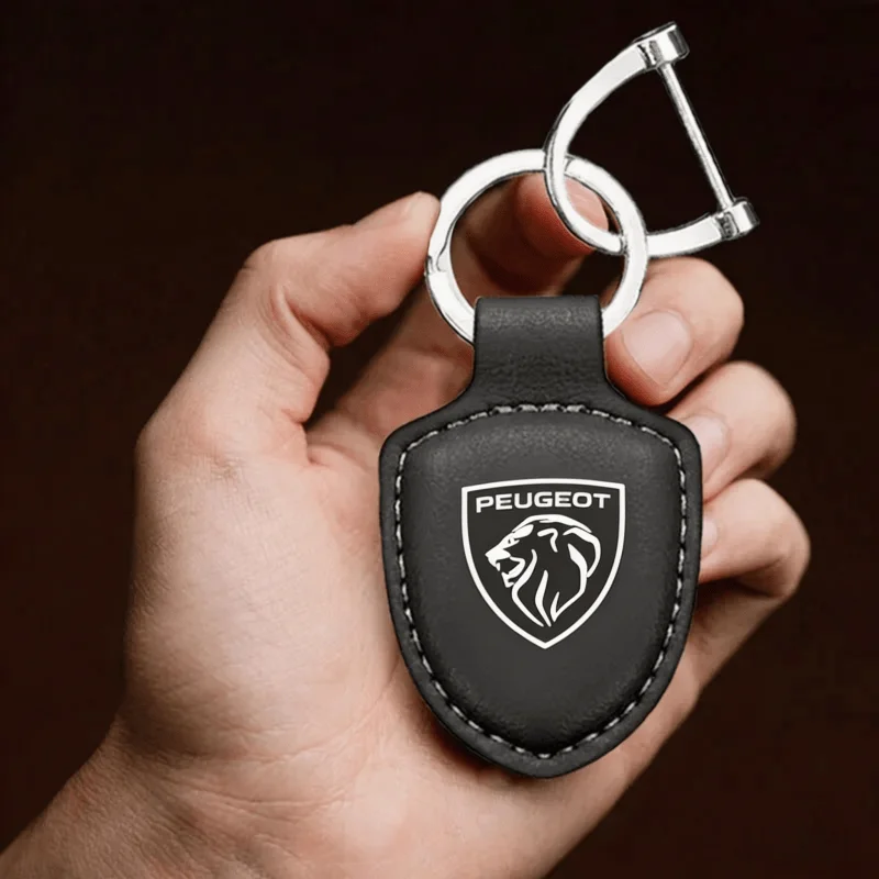 Genuine Leather Car Keychain Key Ring Anti Lost Pendant For Peugeot 3008 5008 208 308 508 2008 408X 108 Wheel Center Cap
Genuine Leather Car Keychain Key Ring Anti Lost Pendant For Peugeot 3008 5008 208 308 508 2008 408X 108 Wheel Center Cap