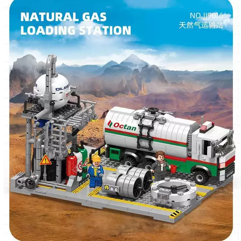 City Chemical Plant Natural Gas Transportation Station Building Blocks Model Toy Gift
City Chemical Plant Natural Gas Transportation Station Building Blocks Model Toy Gift