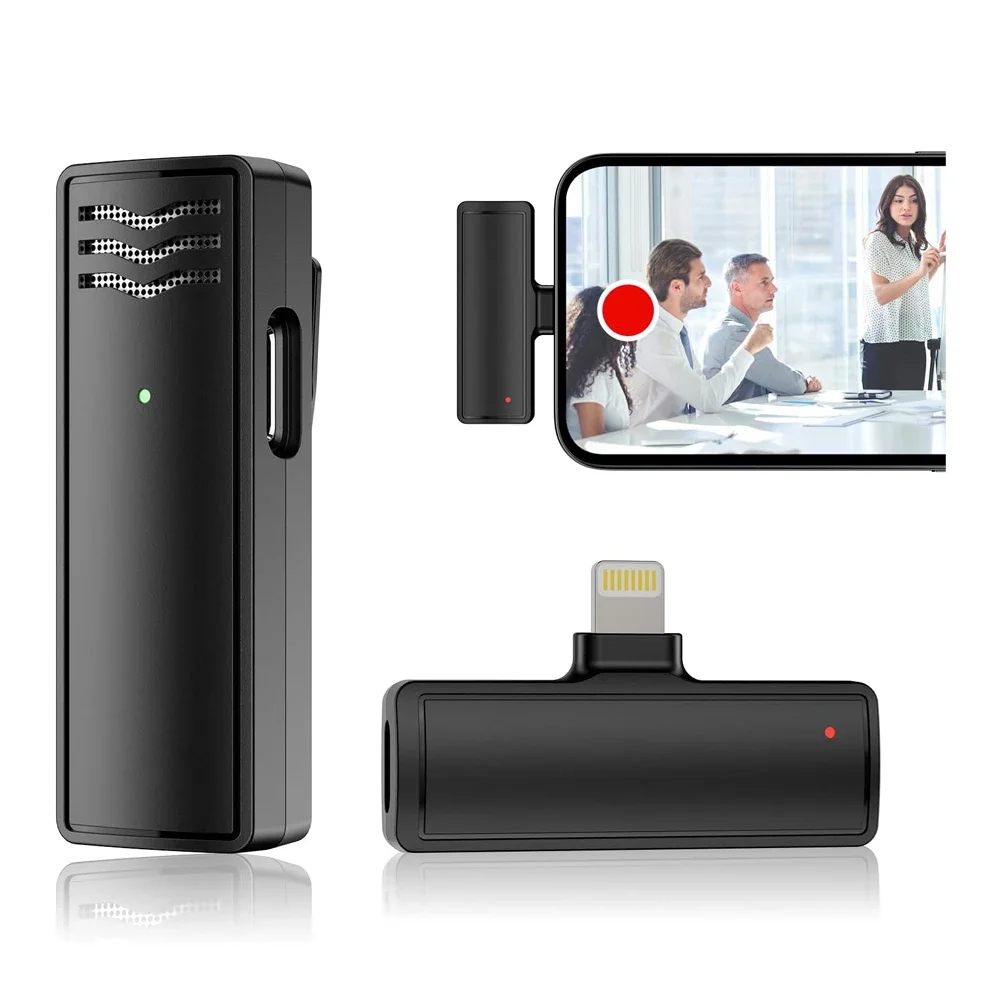 Wireless Lavalier Mini Microphone For iPhone 14 Pro Max 13 12 11 Lapel Mic For Video Recording Interview Live Streaming Game Mic
Wireless Lavalier Mini Microphone For iPhone 14 Pro Max 13 12 11 Lapel Mic For Video Recording Interview Live Streaming Game Mic