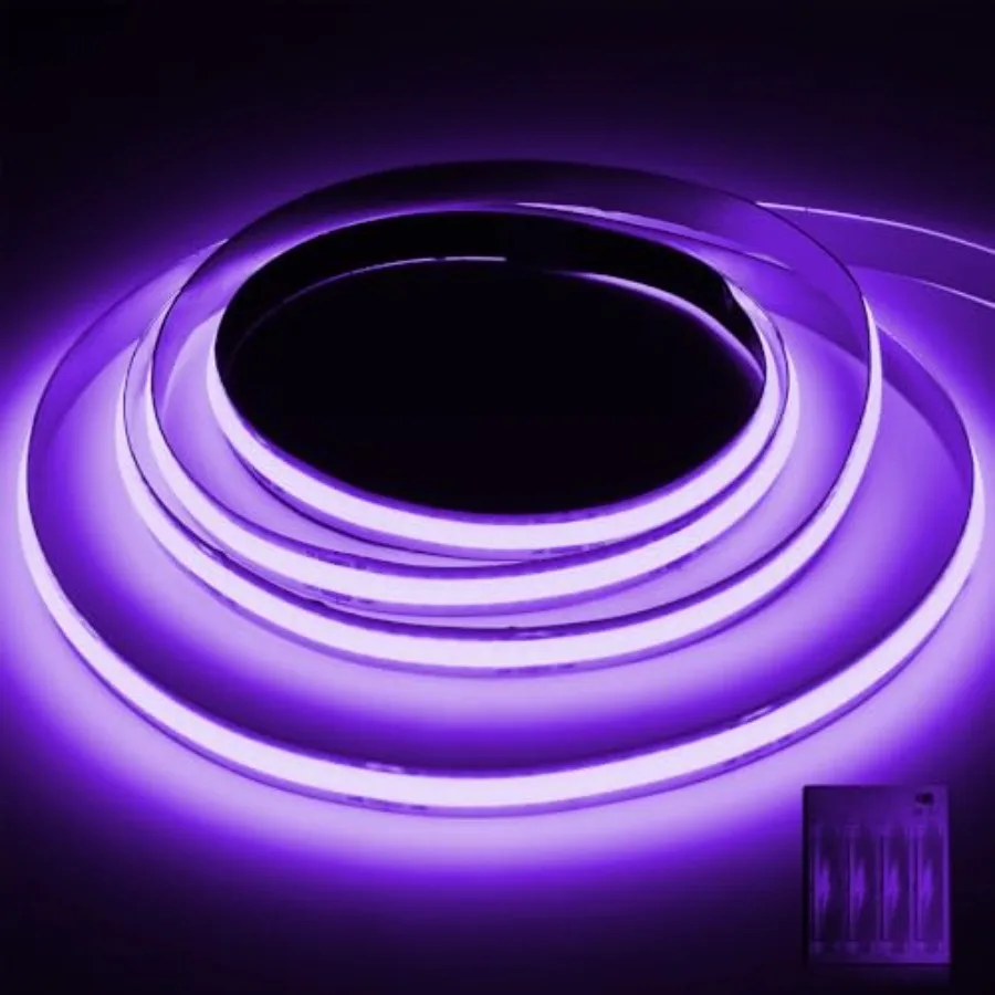 Battery Powe COB Led Strip Lights, 4.92Ft Battery Operated LED Strip Light, High Brightness Flexible LED Tape Lights for TV, Ca
Battery Powe COB Led Strip Lights, 4.92Ft Battery Operated LED Strip Light, High Brightness Flexible LED Tape Lights for TV, Ca