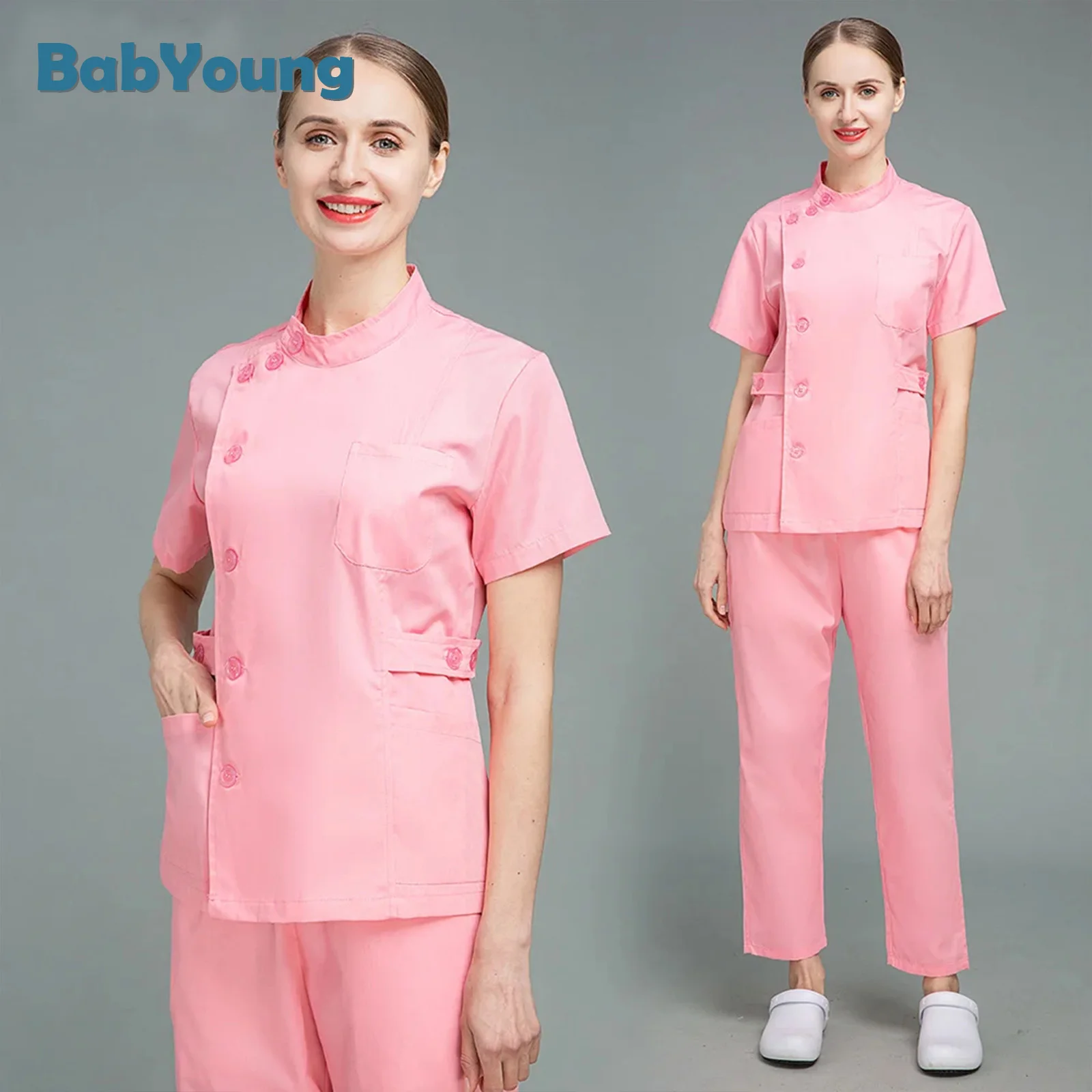 Spa Uniforms High Quality Pet Veterinary Coats+pants Pet Grooming Nurse Work Clothes Wholesale Health Services Doctor Work Suits
Spa Uniforms High Quality Pet Veterinary Coats+pants Pet Grooming Nurse Work Clothes Wholesale Health Services Doctor Work Suits
