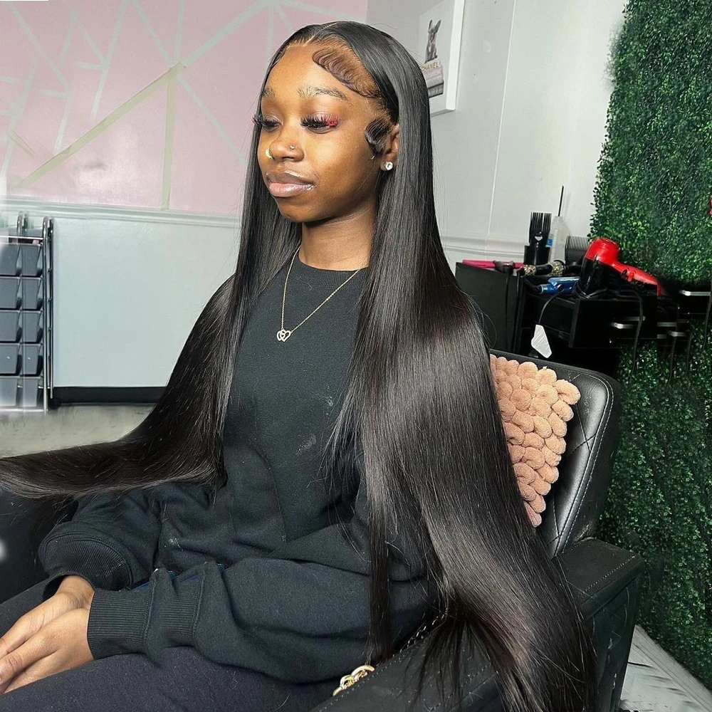 Bone Straight Lace Front Wig 13x4 13x6 Hd Transparent Brazilian 30 40 Inch Human Hair Wigs For Black Women 360 Lace Frontal Wig
Bone Straight Lace Front Wig 13x4 13x6 Hd Transparent Brazilian 30 40 Inch Human Hair Wigs For Black Women 360 Lace Frontal Wig