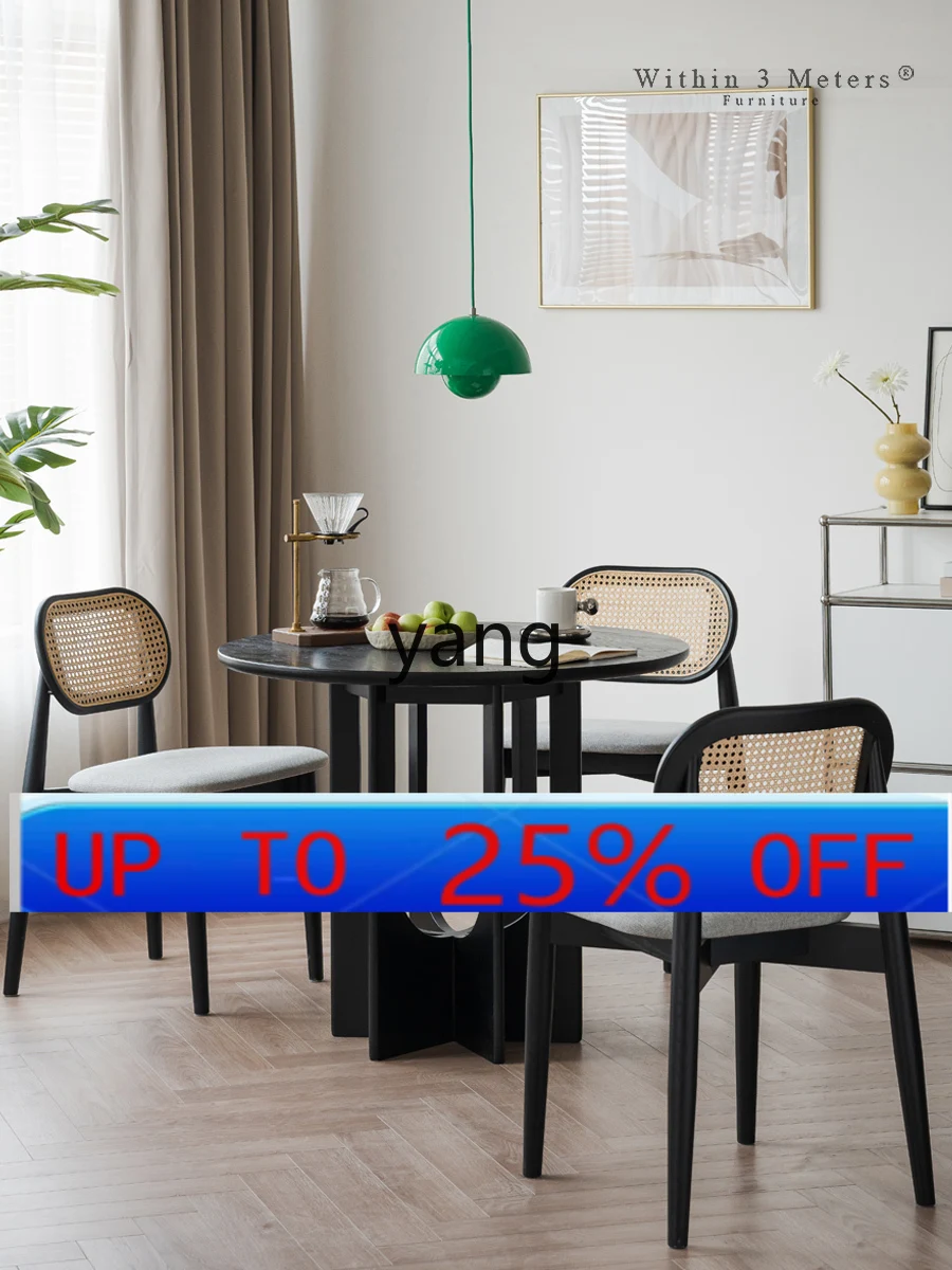 LMM solid wood dining table and chair combination household small apartment dining table cherry wood retro small round table
LMM solid wood dining table and chair combination household small apartment dining table cherry wood retro small round table