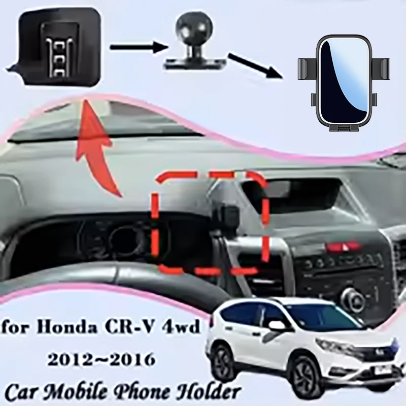 Car Mount for Honda CR-V CRV 4wd 2012~2016 Air Vent Auto Mobile Phone Holder Cellphone Bracket Gravity Stand Sticker Accessories
Car Mount for Honda CR-V CRV 4wd 2012~2016 Air Vent Auto Mobile Phone Holder Cellphone Bracket Gravity Stand Sticker Accessories
