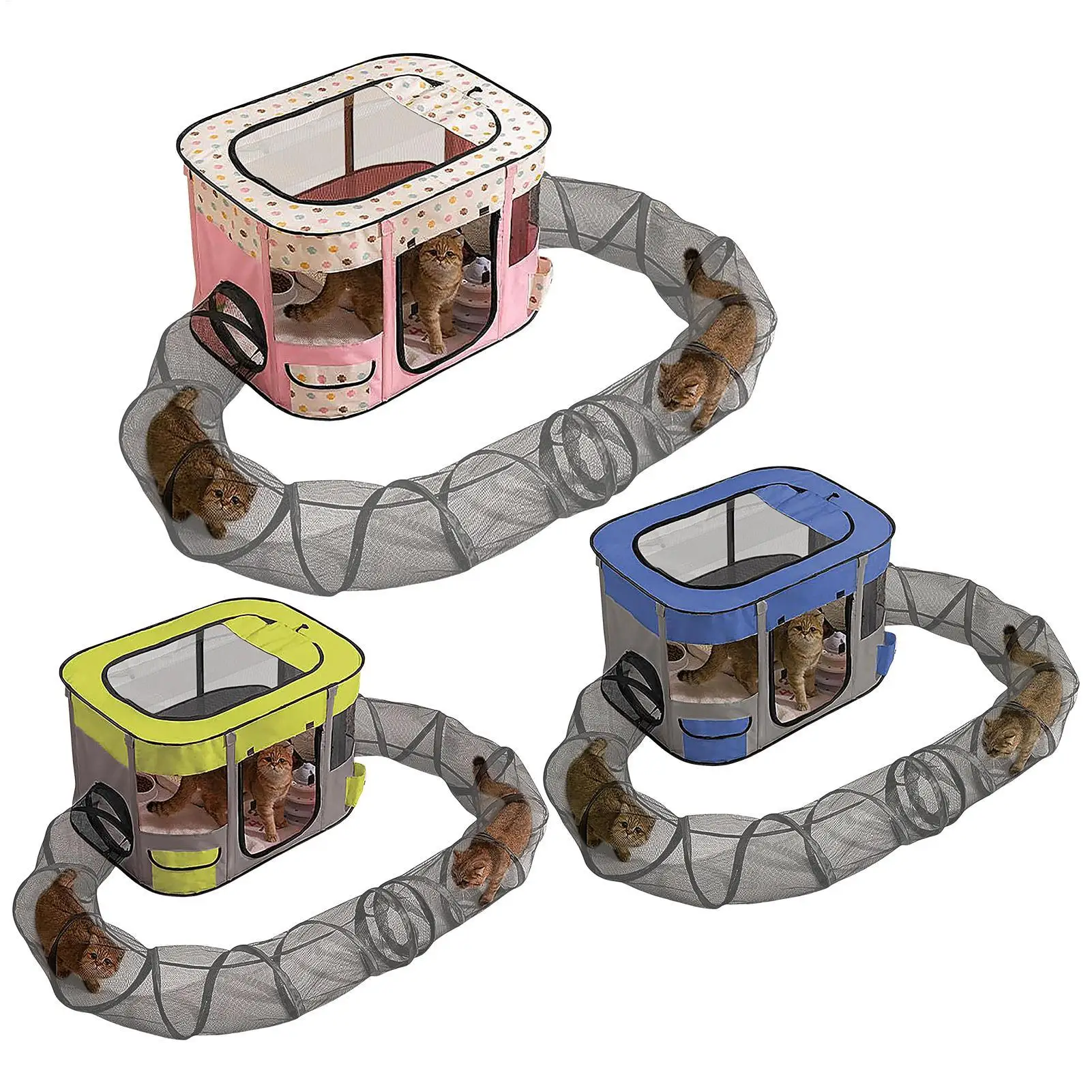 Outdoor Cat Tunnel Enclosure Outside Small Animals House Portable Tent Easy Setup Spacious Kitten Playground For Garden Lawn
Outdoor Cat Tunnel Enclosure Outside Small Animals House Portable Tent Easy Setup Spacious Kitten Playground For Garden Lawn