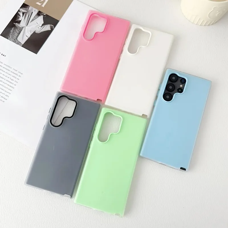 Phone Case For Samsung Galaxy S25 S24 S23 S22 Plus Ultra A55 A54 A53 A35 A34 A33 A25 A24 A23 New INS Solid Color 2 in 1 Cover
Phone Case For Samsung Galaxy S25 S24 S23 S22 Plus Ultra A55 A54 A53 A35 A34 A33 A25 A24 A23 New INS Solid Color 2 in 1 Cover
