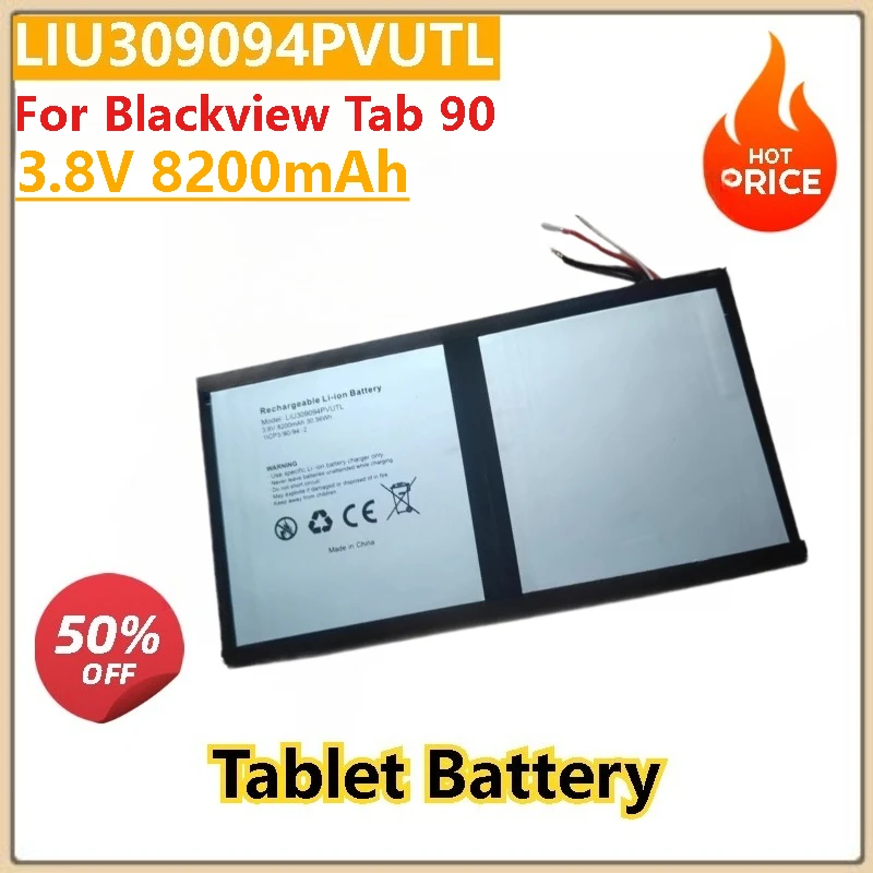 100% новый высококачественный 3,8 В Li318991PVYTL LIU309094PVUTL аккумулятор для планшета для Blackview Tab 18 90
100% новый высококачественный 3,8 В Li318991PVYTL LIU309094PVUTL аккумулятор для планшета для Blackview Tab 18 90