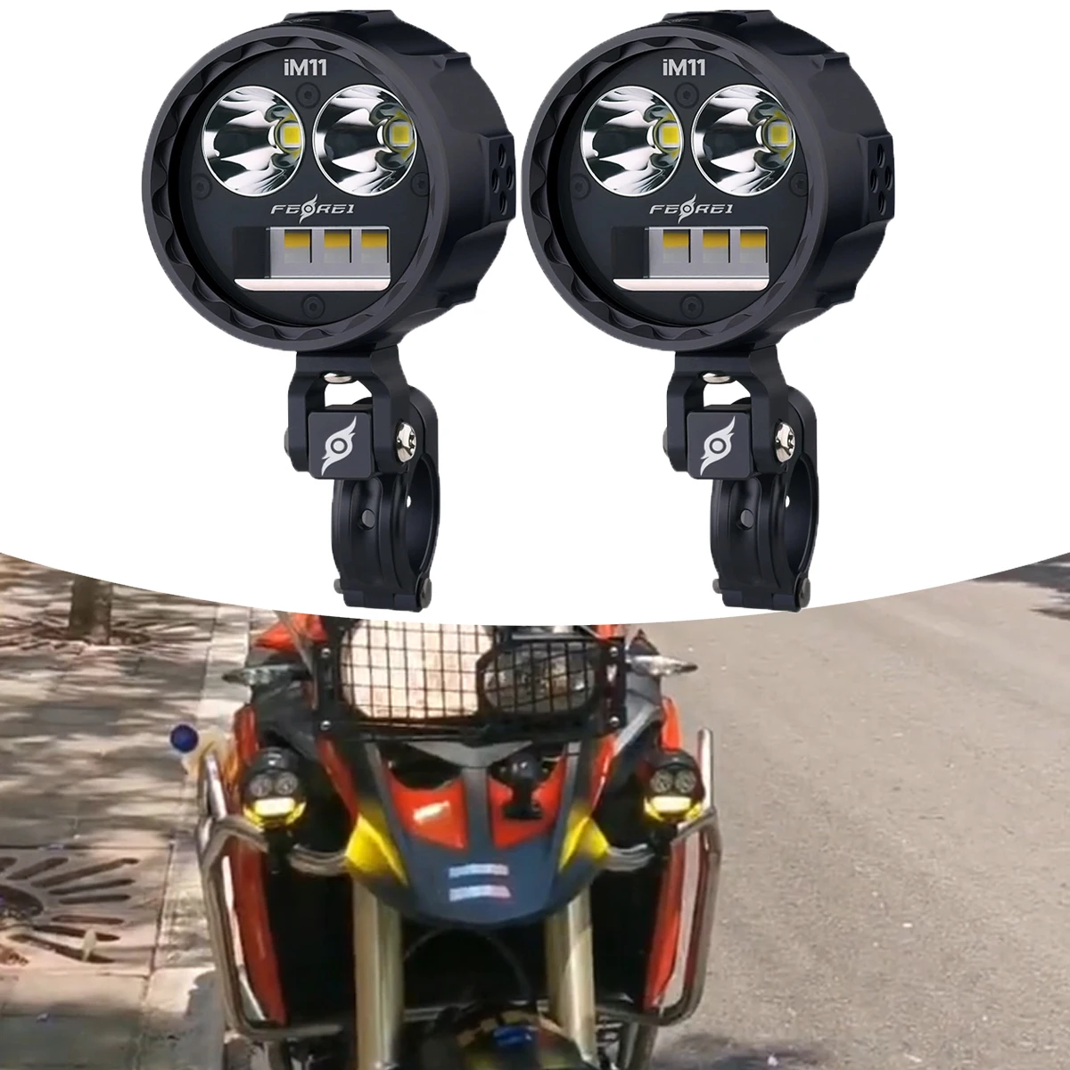 STLF Ferei High-Lumen LED Motorcycle Auxiliary Spotlight Brightest IPX8 Waterproof Front Driving Light with High Beam Focusing
STLF Ferei High-Lumen LED Motorcycle Auxiliary Spotlight Brightest IPX8 Waterproof Front Driving Light with High Beam Focusing