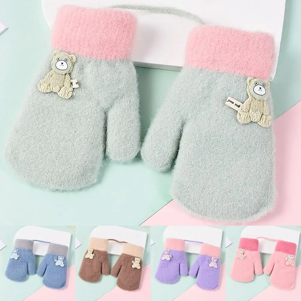 Cute Bear Children Finger Gloves Thicken Korean Style Kids Winter Gloves Knitted Wool Glove Bracers For Children Toddler Kids
Cute Bear Children Finger Gloves Thicken Korean Style Kids Winter Gloves Knitted Wool Glove Bracers For Children Toddler Kids