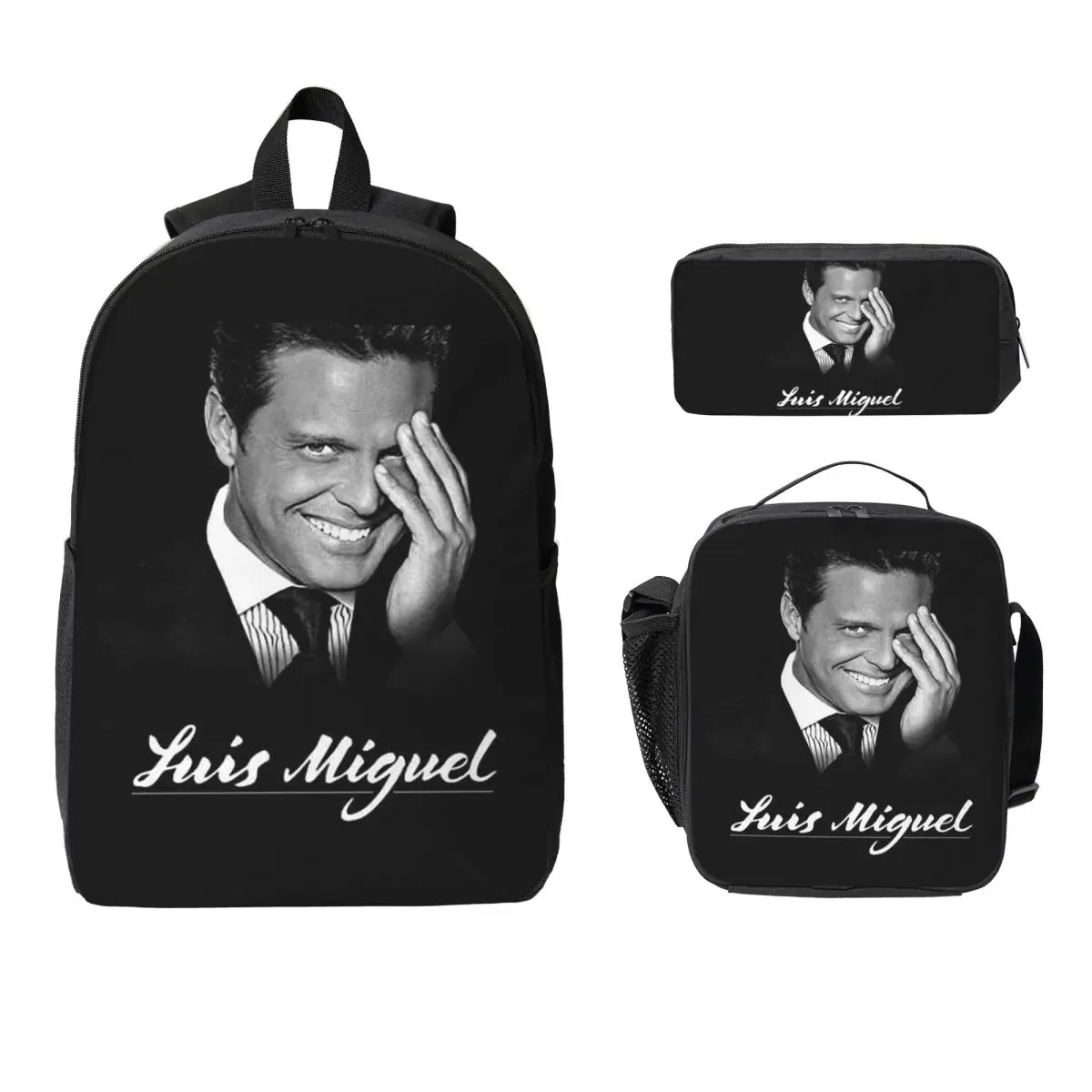 El Sol De Mexico Luis Miguel Backpack Boys Girls BookBag School Bag Laptop Shoulder Bags 3ps Insulated Lunch Bag Pencil Case
El Sol De Mexico Luis Miguel Backpack Boys Girls BookBag School Bag Laptop Shoulder Bags 3ps Insulated Lunch Bag Pencil Case