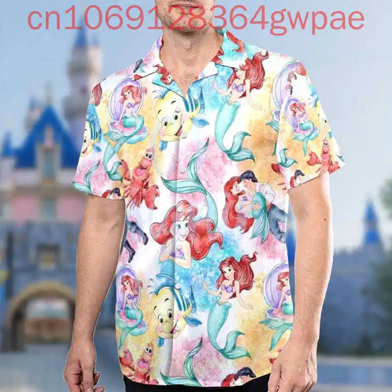 Disney The Little Mermaid Ariel Casual 3D Hawaiian Shirts Men's Women's Summer Short Sleeve Beach Shirts Fashion Button Shirt
Disney The Little Mermaid Ariel Casual 3D Hawaiian Shirts Men's Women's Summer Short Sleeve Beach Shirts Fashion Button Shirt