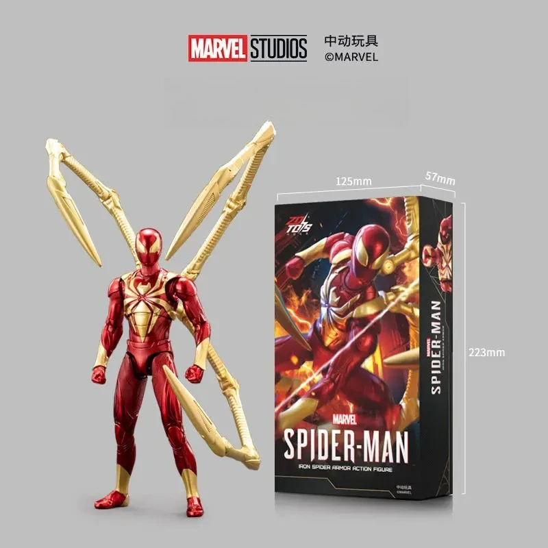 ZD Marvel Iron Spider Man Movable Figure With Multiple Accessories Home Ornaments Action Movie Peripheral Model Collectible Gift
ZD Marvel Iron Spider Man Movable Figure With Multiple Accessories Home Ornaments Action Movie Peripheral Model Collectible Gift
