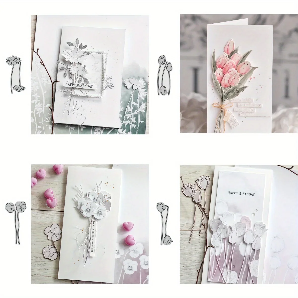 2025 New Arrival Pansy Tulip Daisy Metal Cutting Dies for DIY Scrapbooking Card Making Stencils Embossing Craft Decoration
2025 New Arrival Pansy Tulip Daisy Metal Cutting Dies for DIY Scrapbooking Card Making Stencils Embossing Craft Decoration