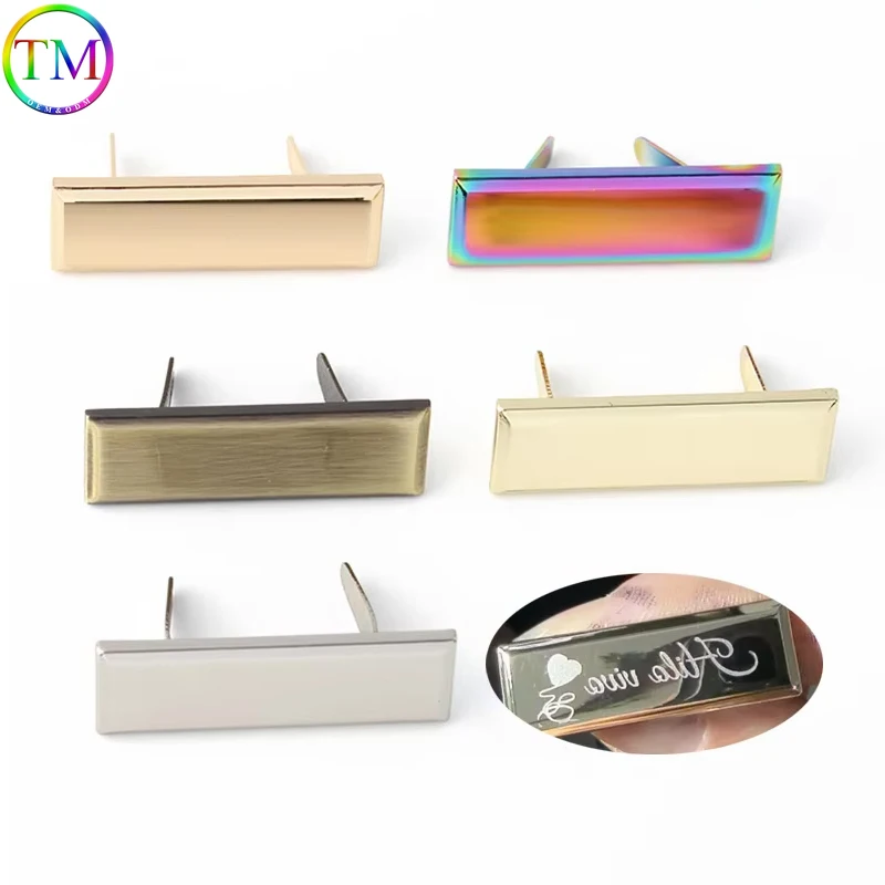 20-120PCS Rectangle Metal Logo Label Labels tag for For Purse Clothing Bags Cap Shoe Customize Name Brand Sewing Tag Accessories
20-120PCS Rectangle Metal Logo Label Labels tag for For Purse Clothing Bags Cap Shoe Customize Name Brand Sewing Tag Accessories