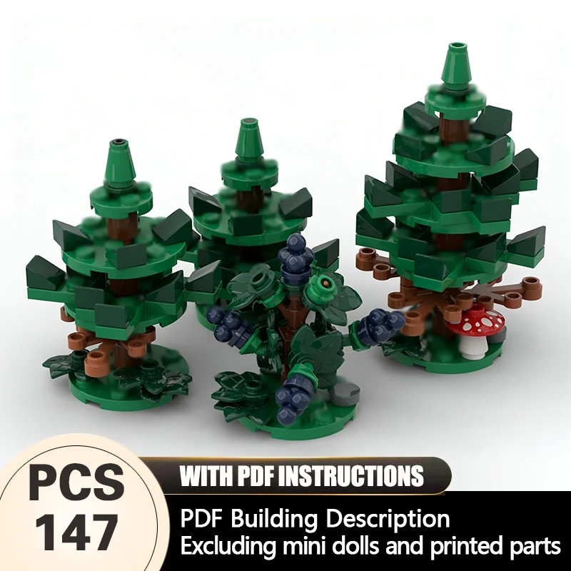 Creators Plant Series Model MOC Building Bricks Small Fir Trees Modular Technology Gifts Holiday Assemble Children Toys Suit
Creators Plant Series Model MOC Building Bricks Small Fir Trees Modular Technology Gifts Holiday Assemble Children Toys Suit