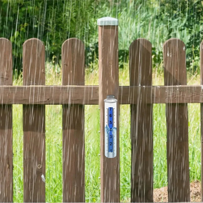 【MEET】Weatherproof Garden Rain Gauge Accurate Rainfall Measurement Tool For Fence Yard Patio Lawn Farm Deck Outdoors
【MEET】Weatherproof Garden Rain Gauge Accurate Rainfall Measurement Tool For Fence Yard Patio Lawn Farm Deck Outdoors