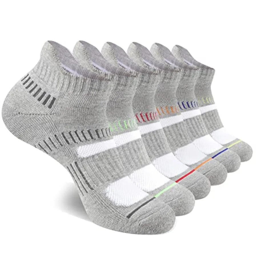 Mens Cotton Athletic Ankle Socks Performance Cushioned Breathable Low Cut Tab Sock with Arch Support 6 Pairs
Mens Cotton Athletic Ankle Socks Performance Cushioned Breathable Low Cut Tab Sock with Arch Support 6 Pairs