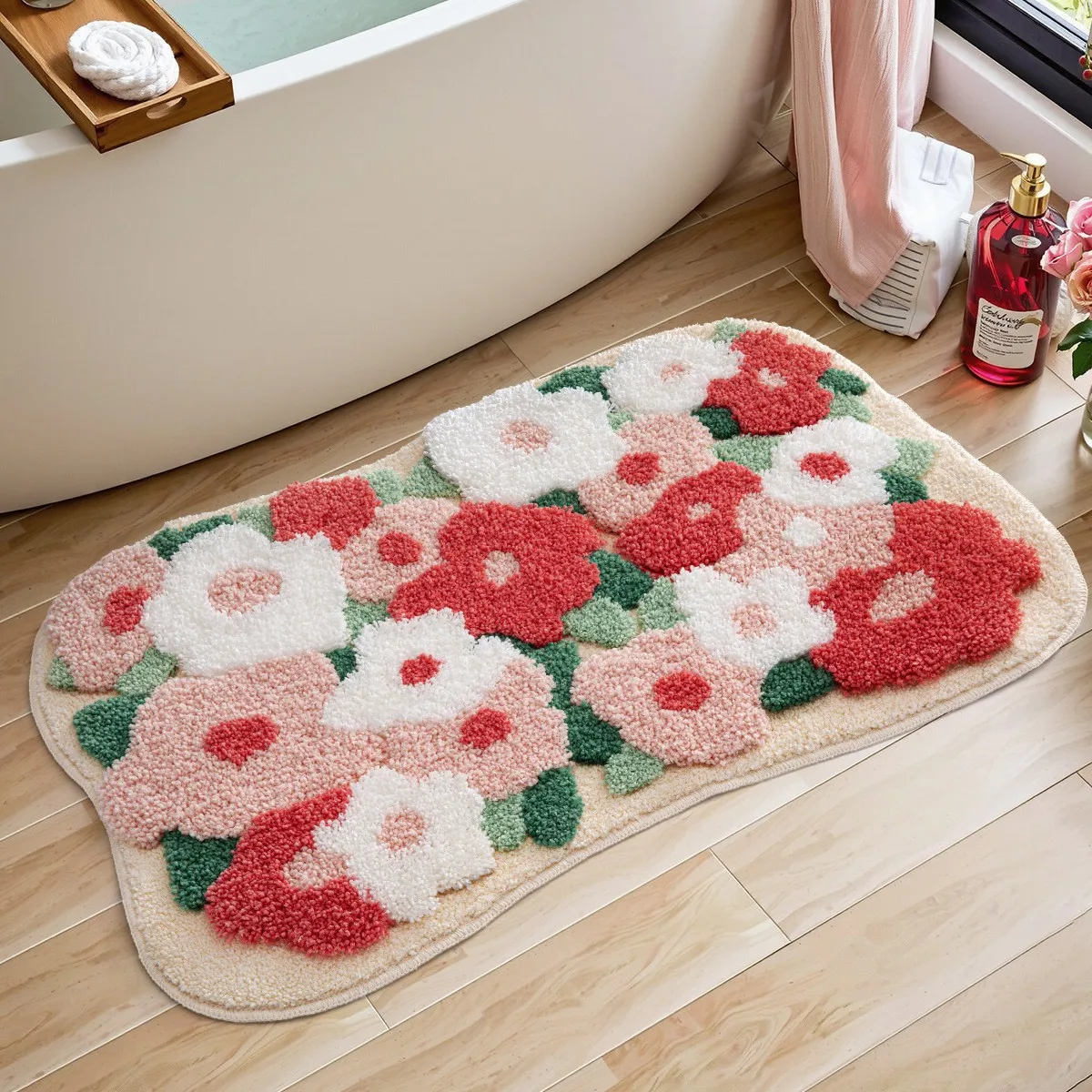 Bathroom Mat, Simple Entrance Non Slip Bathroom, Absorbent Floor Mat, Entrance Bedroom Mat, Bathroom Carpet, Home Decoration
Bathroom Mat, Simple Entrance Non Slip Bathroom, Absorbent Floor Mat, Entrance Bedroom Mat, Bathroom Carpet, Home Decoration