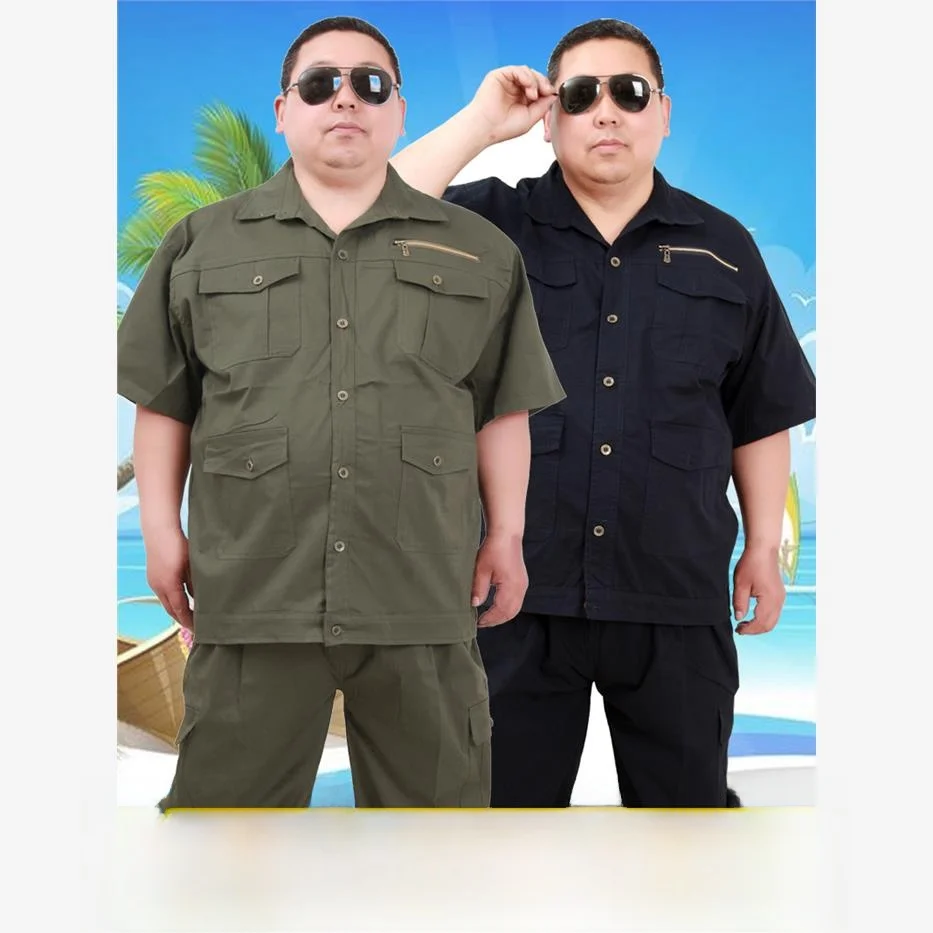 Summer Elastic Workwear Set Men's plus Size Thin Long Sleeve Pure Cotton Wear Resistant Pants Labor Protection Clothing Set
Summer Elastic Workwear Set Men's plus Size Thin Long Sleeve Pure Cotton Wear Resistant Pants Labor Protection Clothing Set
