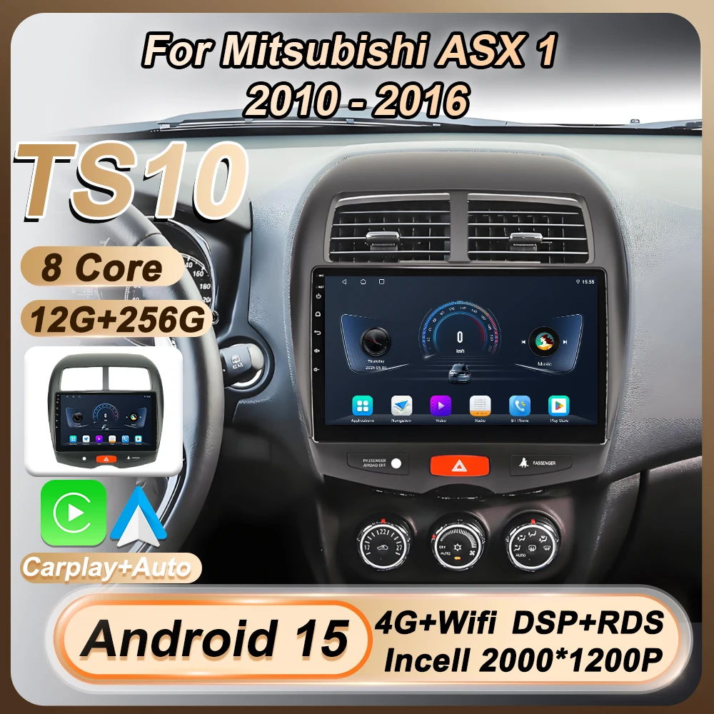 Auto Carplay 2 Din For Mitsubishi ASX 1 2010 - 2016 Stereo Android 15 Car Radio Multimedia Video Player Navigation GPS 8 Core BT
Auto Carplay 2 Din For Mitsubishi ASX 1 2010 - 2016 Stereo Android 15 Car Radio Multimedia Video Player Navigation GPS 8 Core BT