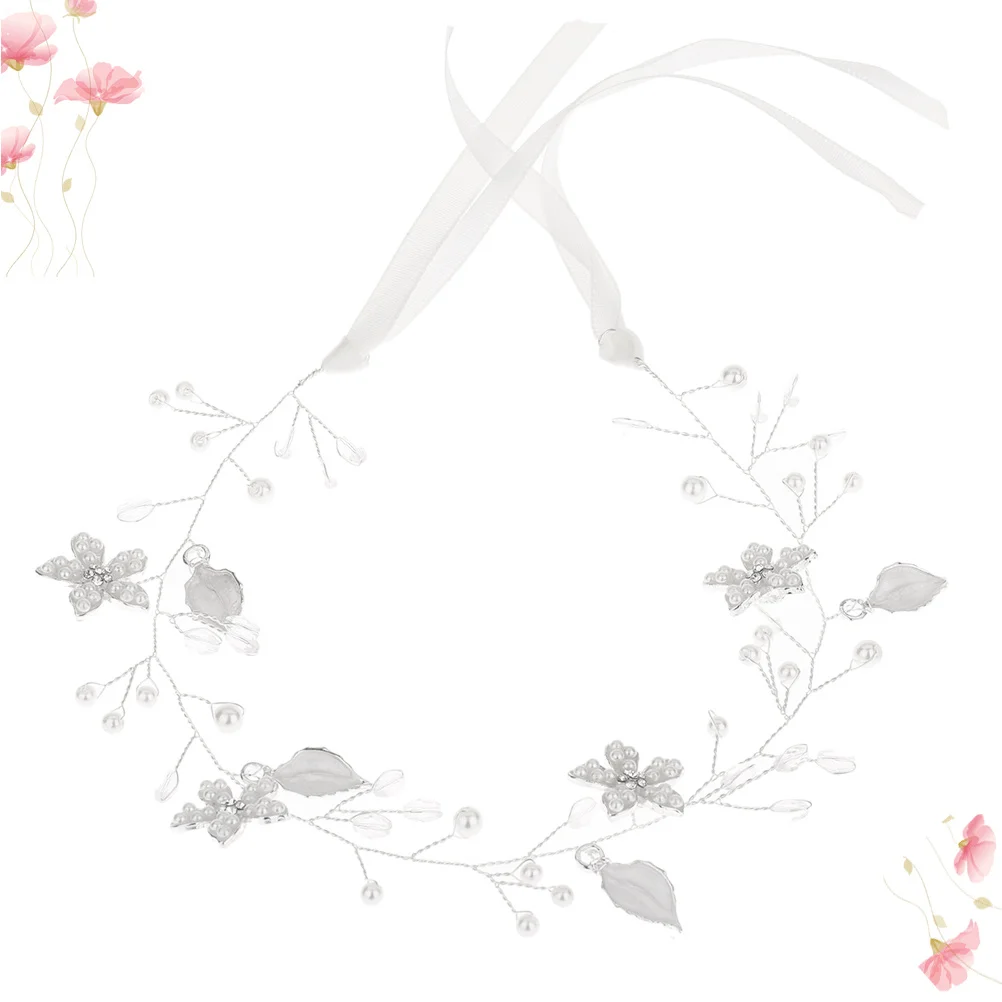 Handmade Pearl Flower Headband Silver Rhinestone Bridal Hair Decoration Elegant Wedding Photo Floral Headwear Party 
Handmade Pearl Flower Headband Silver Rhinestone Bridal Hair Decoration Elegant Wedding Photo Floral Headwear Party