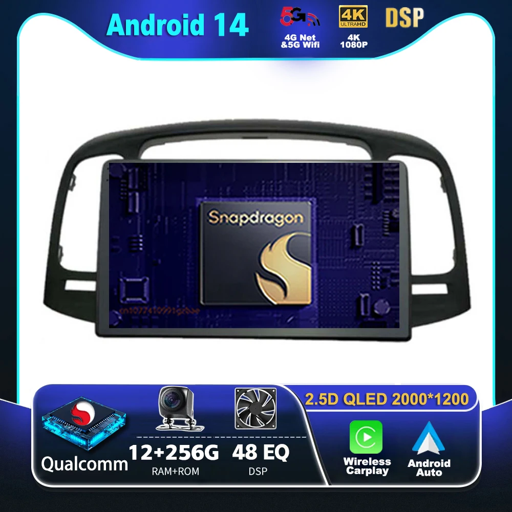 Android 14 Stereo Car Radio For Hyundai Accent 2008 2009 2010 2011 Multimedia Video Player GPS Navigation Carplay Auto WIfi+4G
Android 14 Stereo Car Radio For Hyundai Accent 2008 2009 2010 2011 Multimedia Video Player GPS Navigation Carplay Auto WIfi+4G