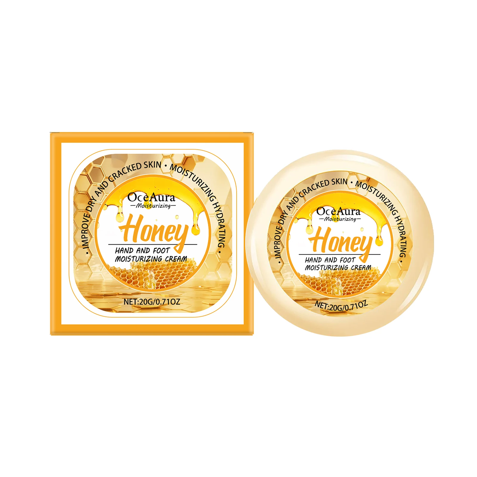 Honey Hand & Foot Moisturizing Cream – Intensive Hydration, 20g | Nourishing Formula for Dry, Cracked Skin
Honey Hand & Foot Moisturizing Cream – Intensive Hydration, 20g | Nourishing Formula for Dry, Cracked Skin