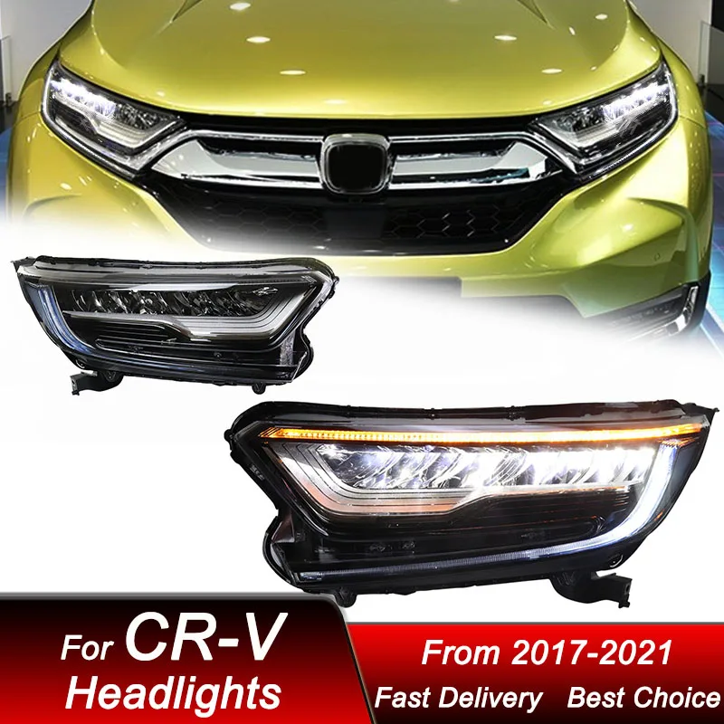 Pop Car Headlights For Honda CR-V 2017-2021 High Style LED Headlamp Assembly Upgrade High Configure Projector Lens Accessories K
Pop Car Headlights For Honda CR-V 2017-2021 High Style LED Headlamp Assembly Upgrade High Configure Projector Lens Accessories K