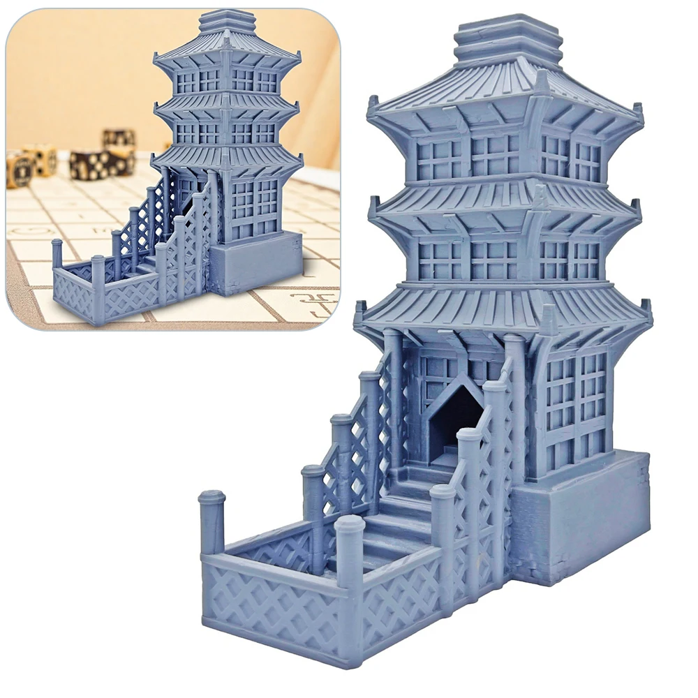 Oriental Tower Dice Tower For DND Wargaming Fantasy Terrain Scenery Scatter Terrain Oriental Buildings For Tabletop Terrain
Oriental Tower Dice Tower For DND Wargaming Fantasy Terrain Scenery Scatter Terrain Oriental Buildings For Tabletop Terrain