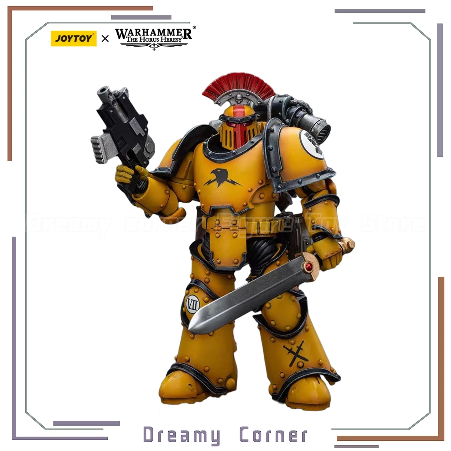 【В наличии】JOYTOY Warhammer 40K Imperial Fists Legion Mklll Тактический отряд-сержант с силовым мечом 1/18 Фигурка игрушки
【В наличии】JOYTOY Warhammer 40K Imperial Fists Legion Mklll Тактический отряд-сержант с силовым мечом 1/18 Фигурка игрушки